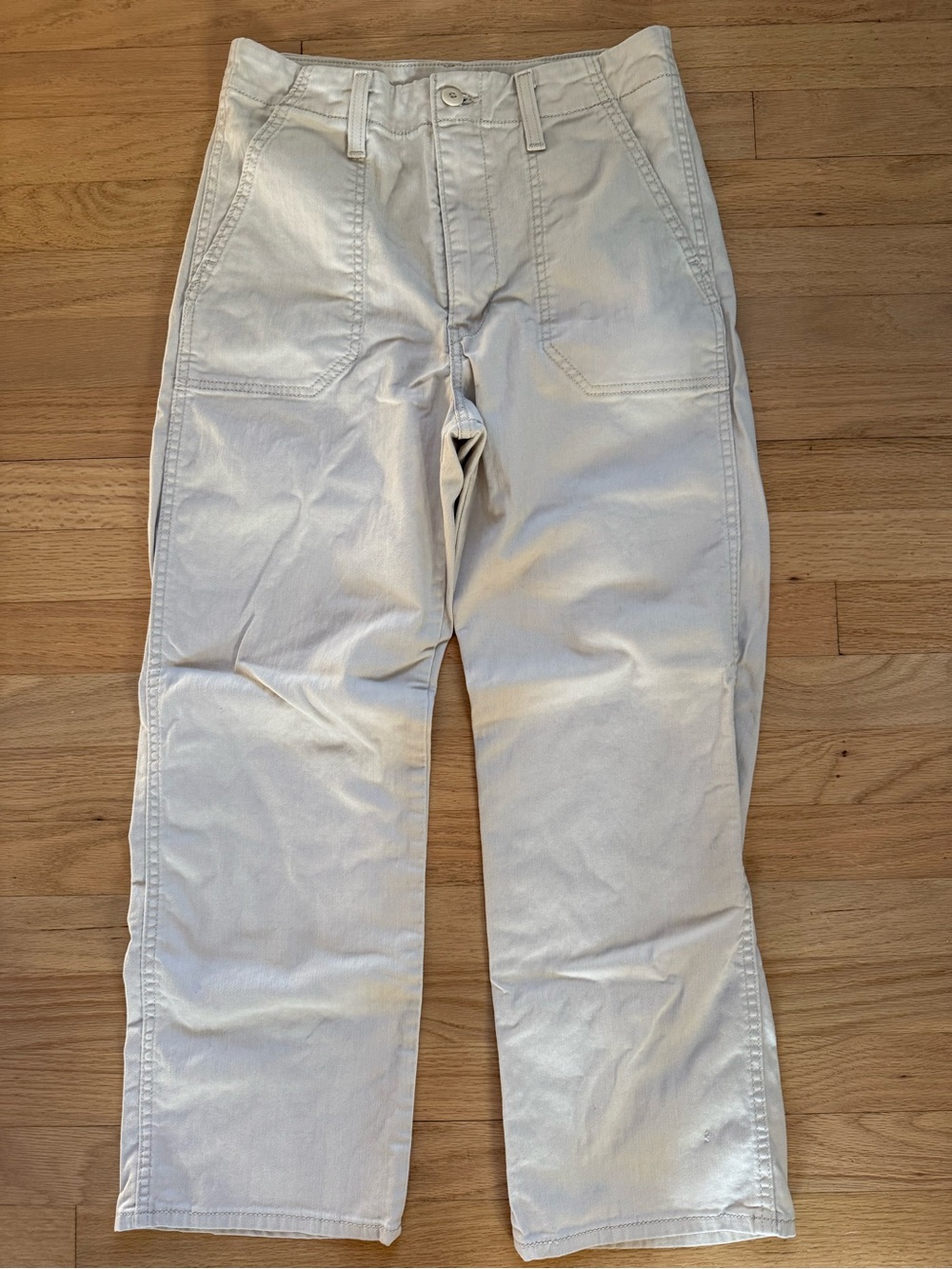 Levi’s Size 28 Beige Tan Wide Leg Utility Pants